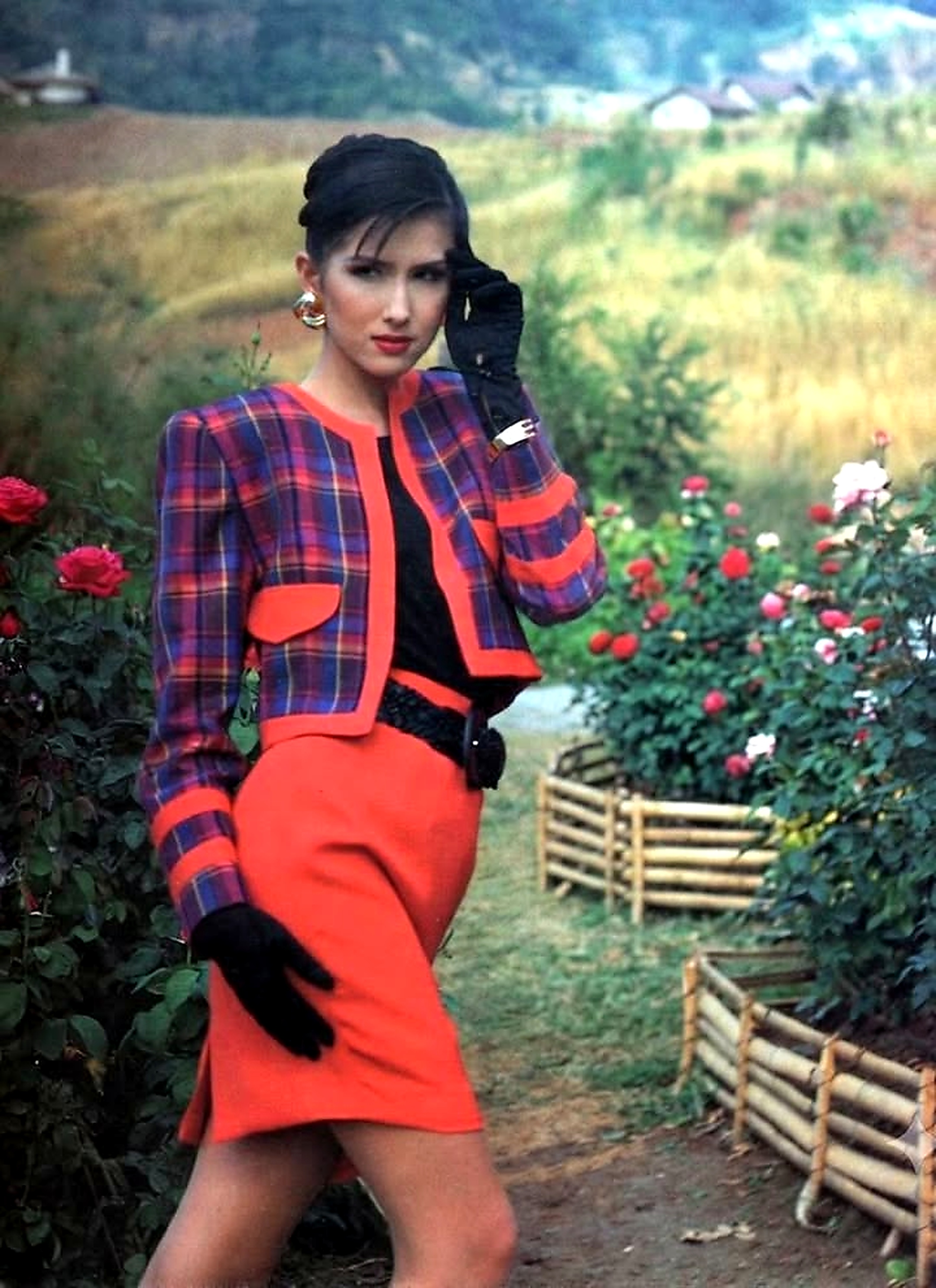 Front Montgomery in a restored international fashion editorial